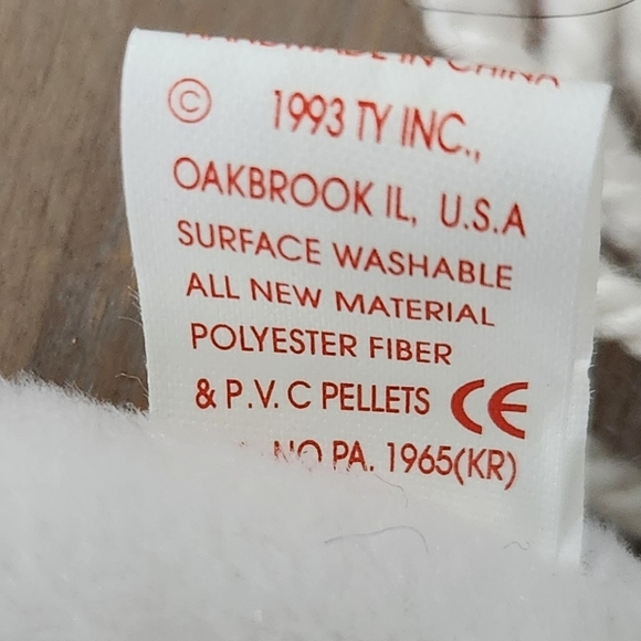 π¦ Ty Beanie Baby βMysticβ the Unicorn 1993 β Non-Iridescent Horn, Vintage - Picture 16 of 16